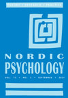 Nordic Psychology封面